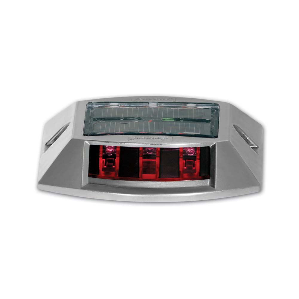 Solar Powered Reflective LED Road Marker Stud Light with ZN Body and PC LED Cover