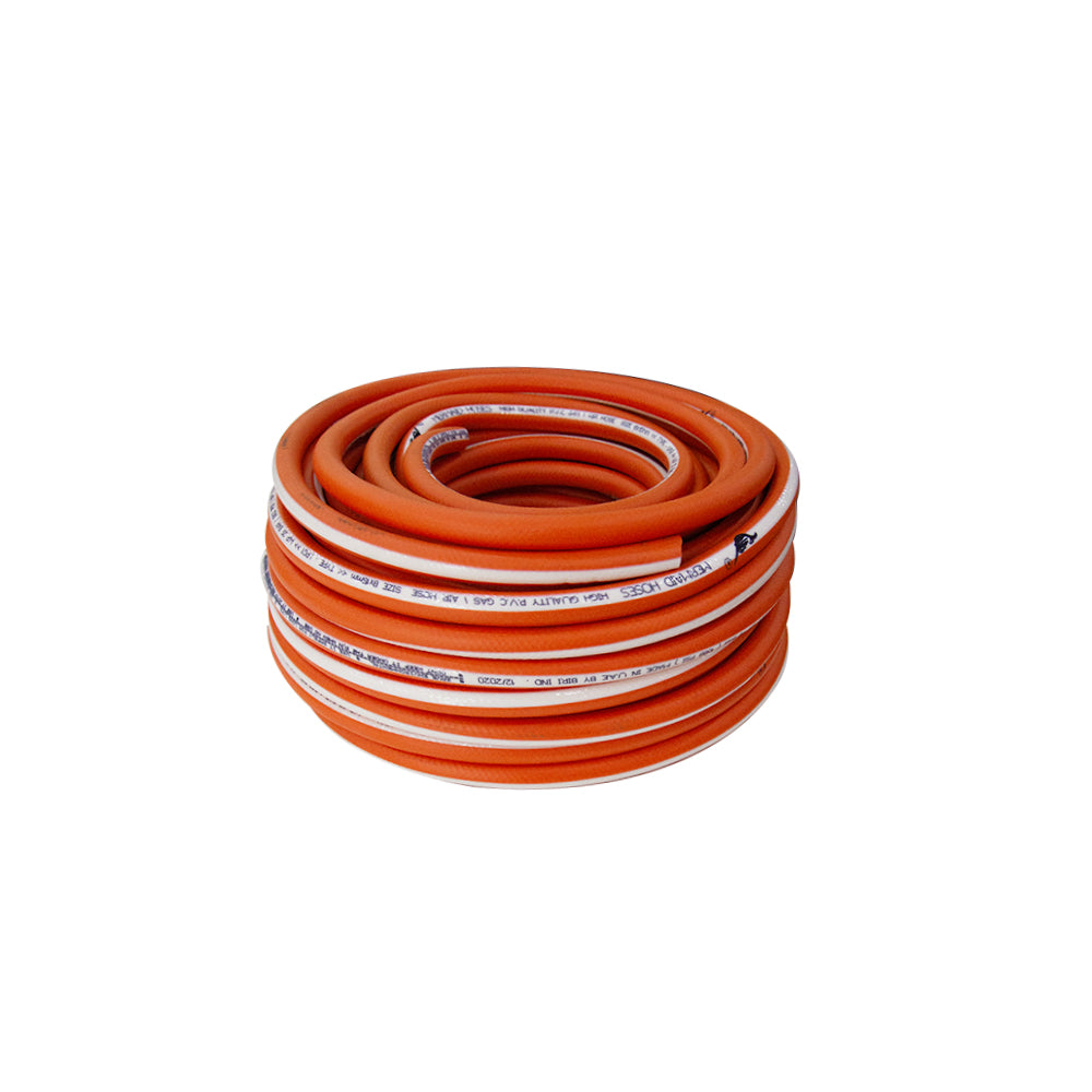 8mm By 13mm Mermaid Air Hose 30 Meter Orange| Three Layer PVC Gas Hose
