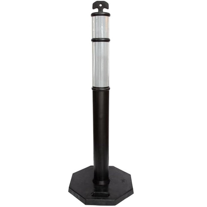 Black Traffic Safety Delineator Post 110CM