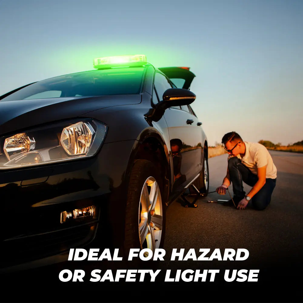 High Visibility Green Strobe Light