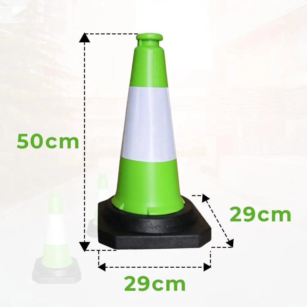 Traffic Safety Cone 50CM - Green