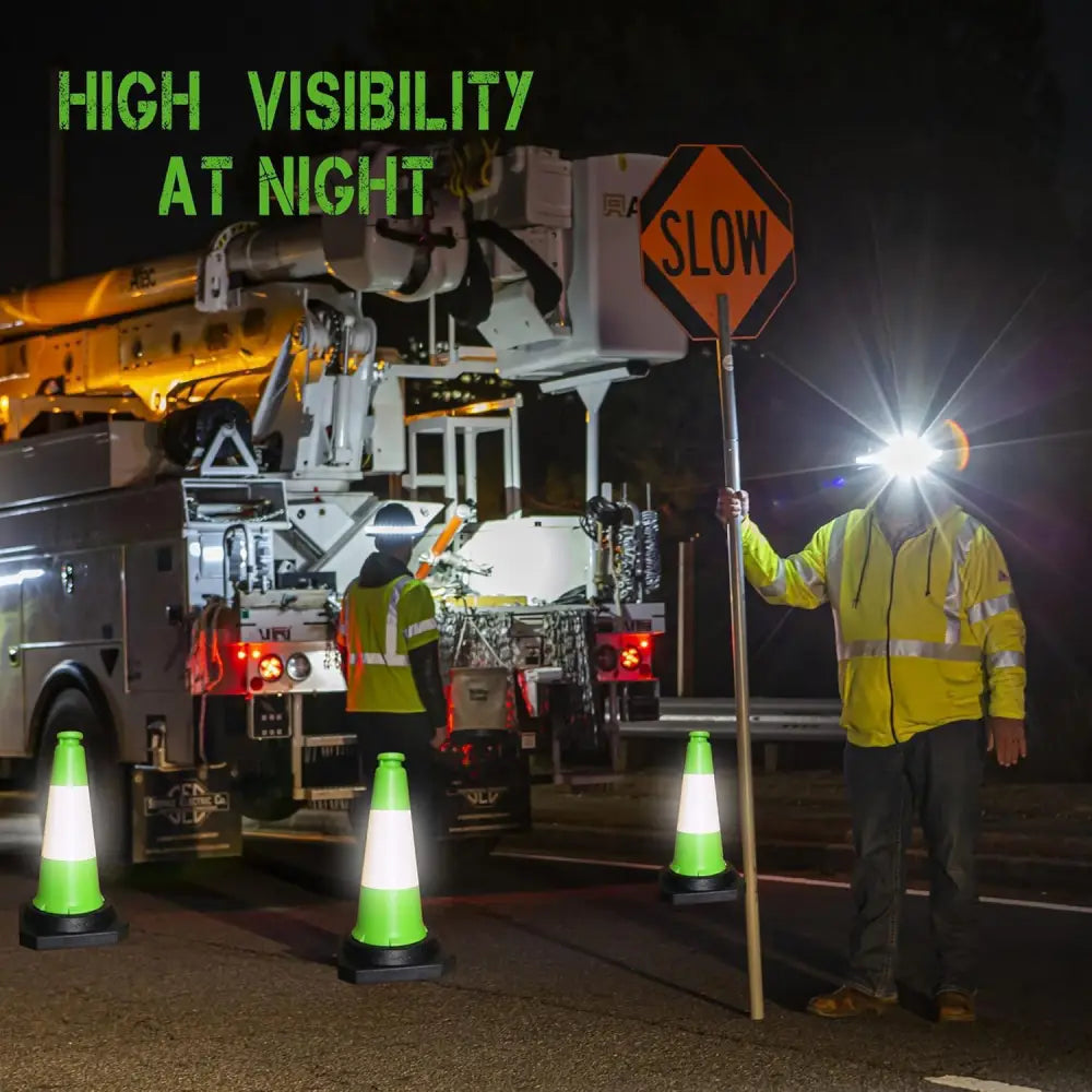 Traffic Safety Cone 50CM - Green
