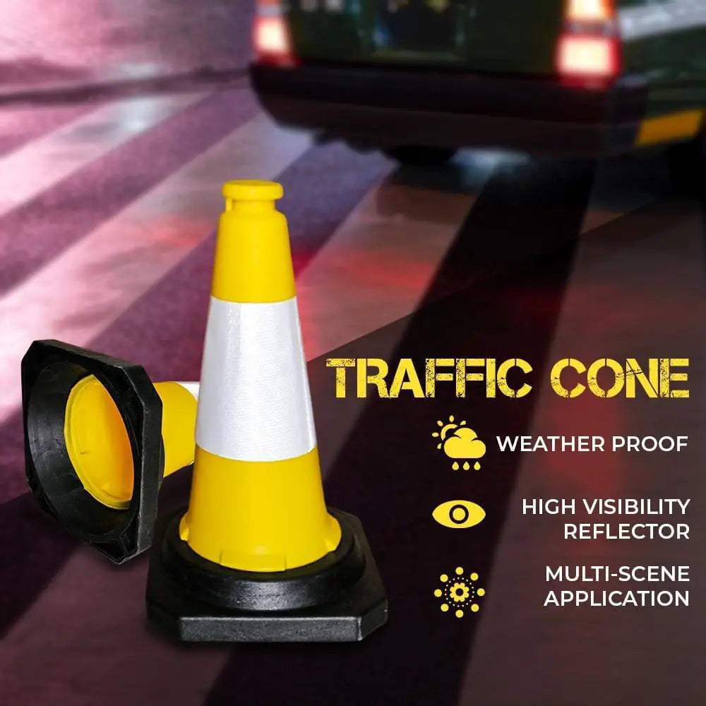 Traffic Safety Cone 50CM - Yellow