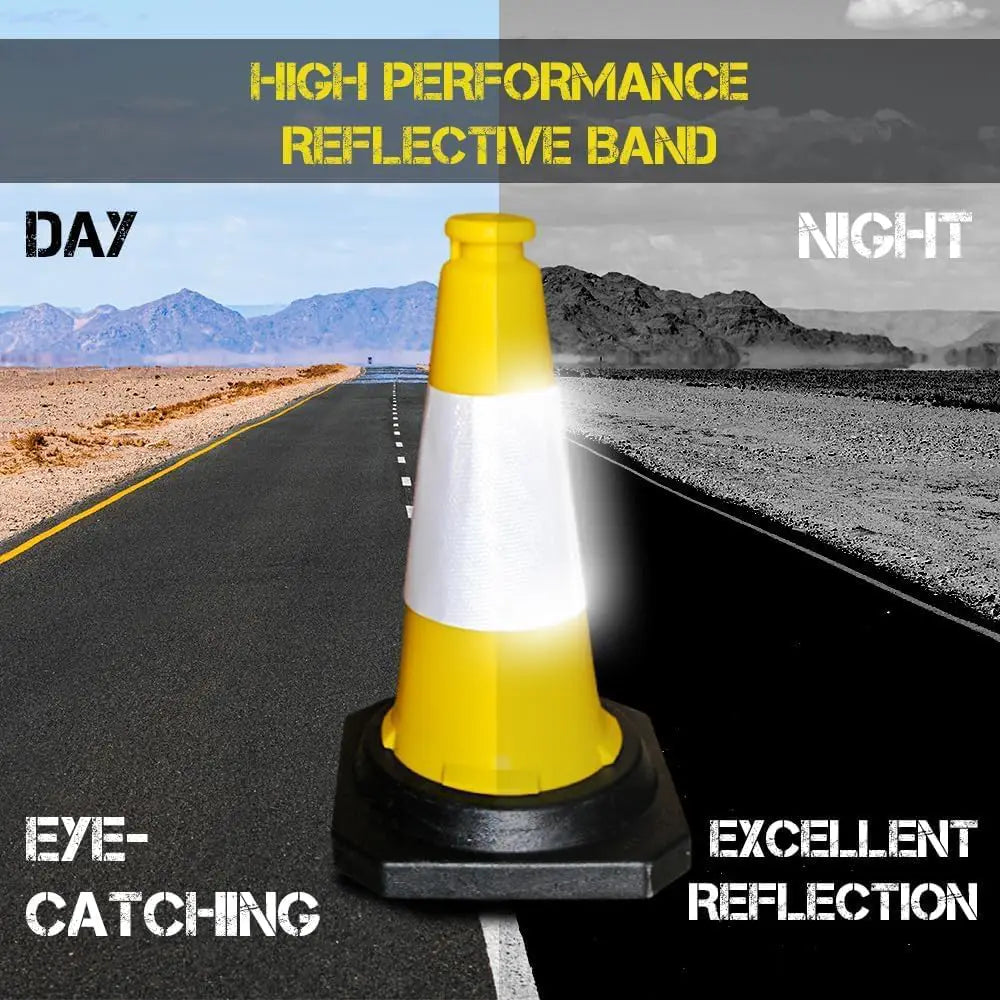 Traffic Safety Cone 50CM - Yellow