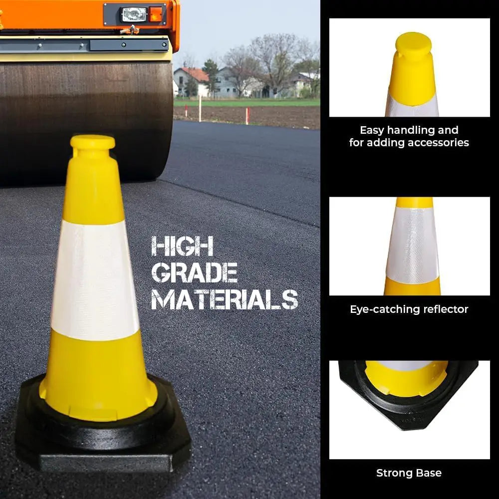 Traffic Safety Cone 50CM - Yellow