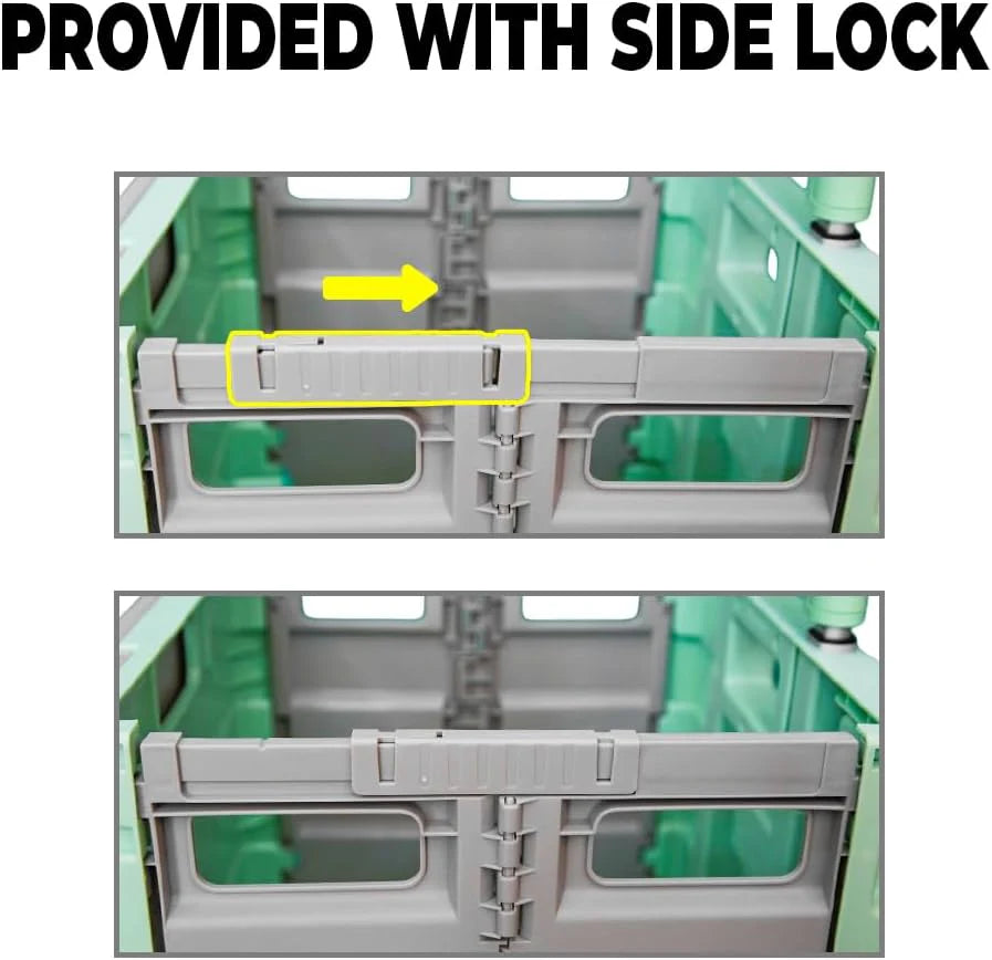 Shopping Cart With Side Lock