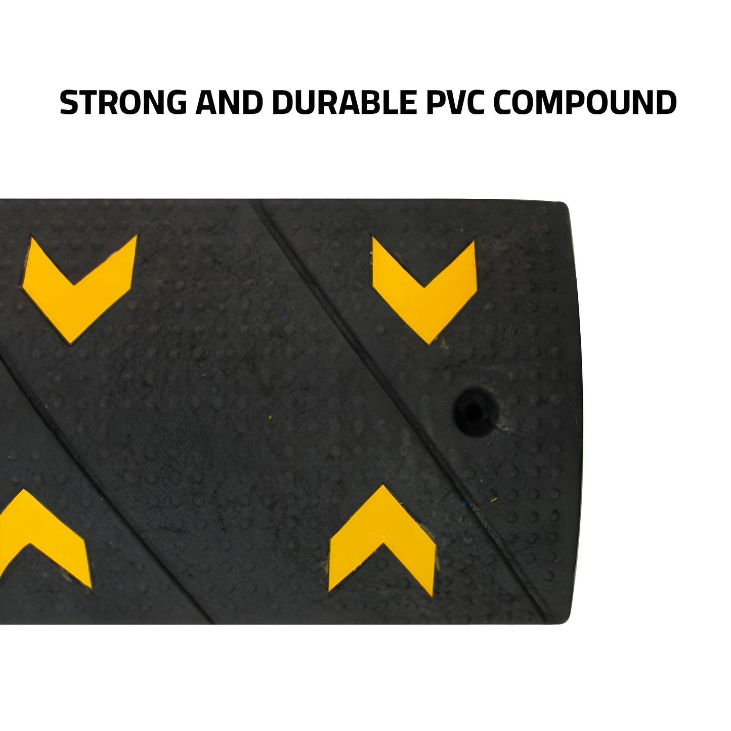 Reflective Speed Ramp with Cable Protector 2 Channel - 1 Meter - Biri Group