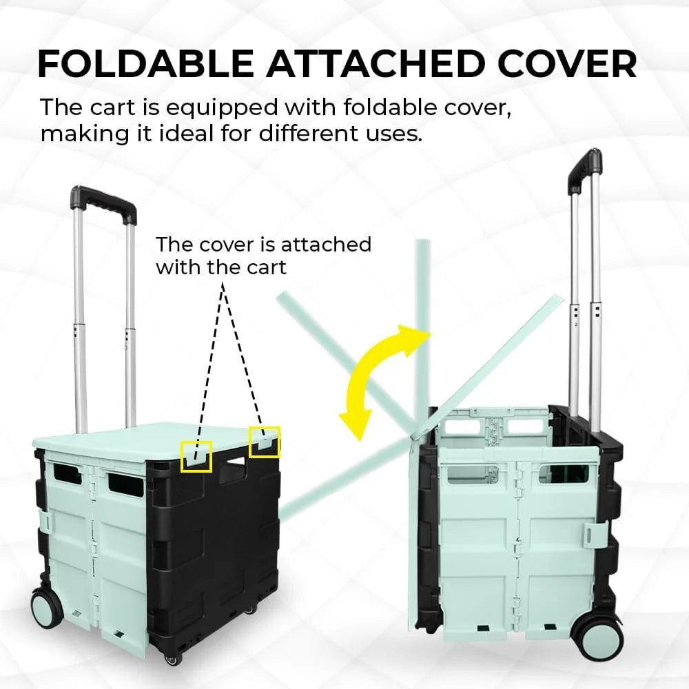 Shopping Cart With Foldable Cover