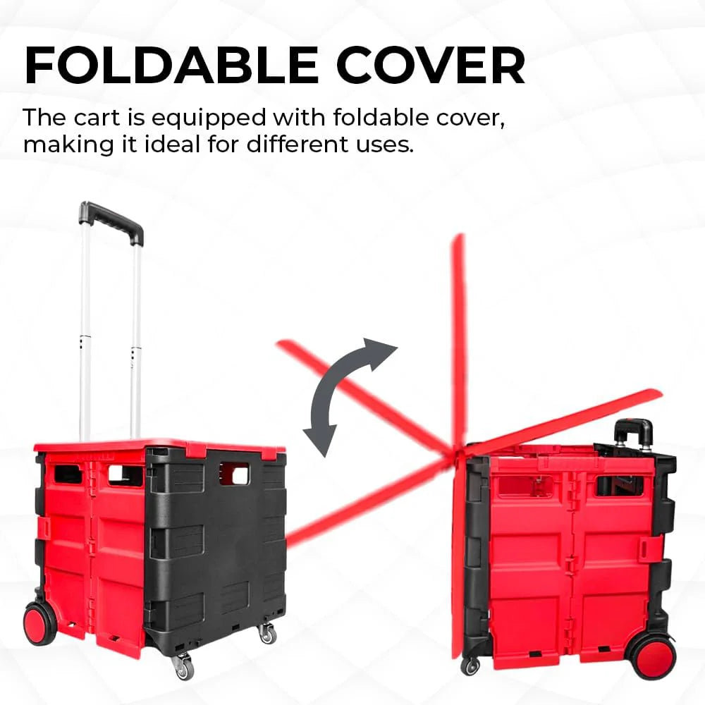 Grocery Cart With Foldable Cover