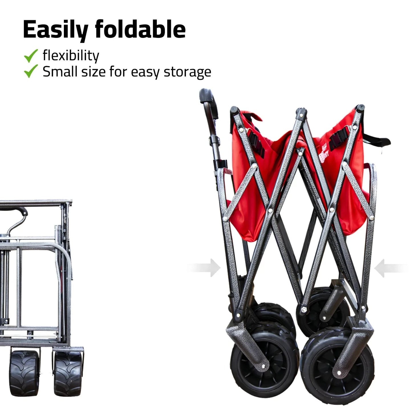 Easy To Fold Garden Trolley