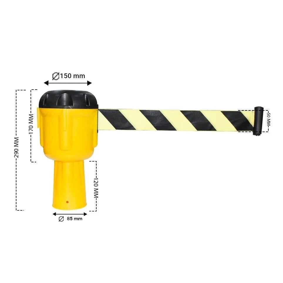 Crowd Control Cone Top Belt Barrier