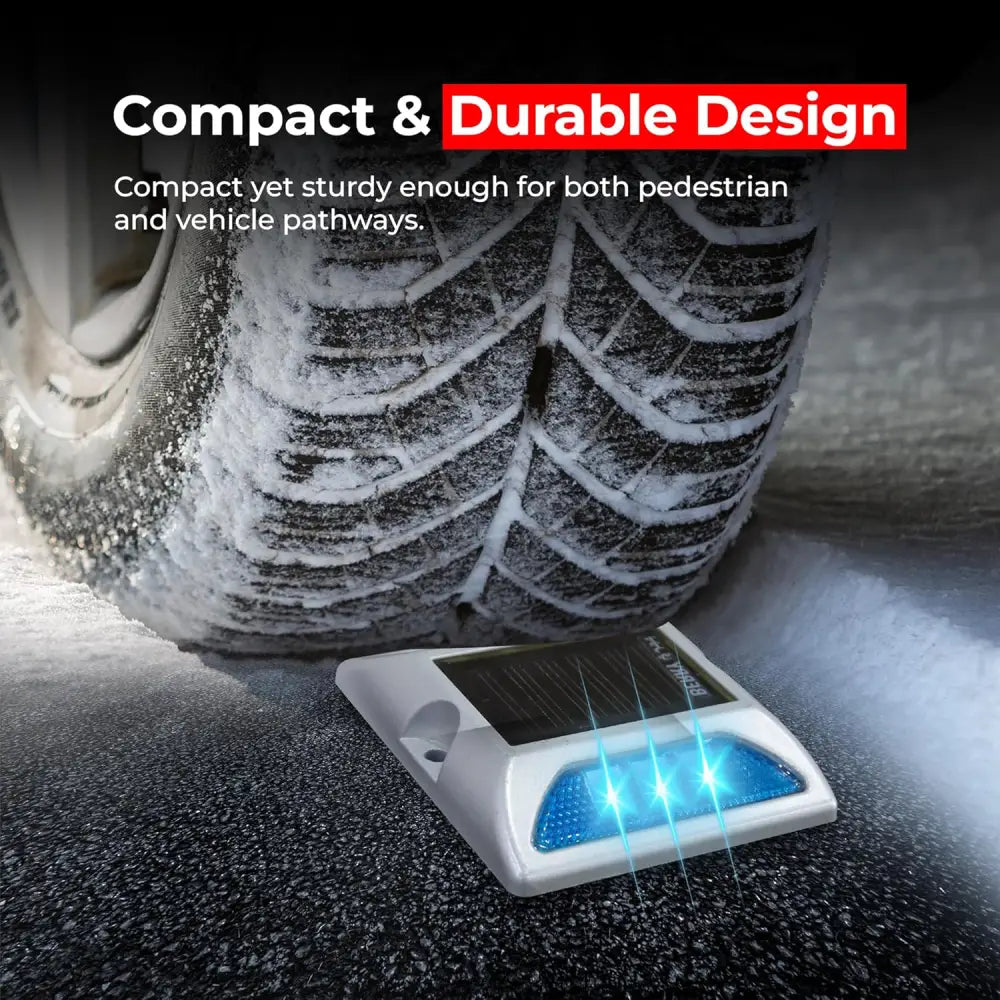 Aluminum Solar Road Stud Light Reflective - Blue