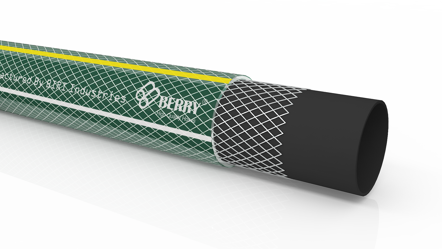 One Inches Reinforced Green Water Hose 50 Meter | PVC Garden Hose