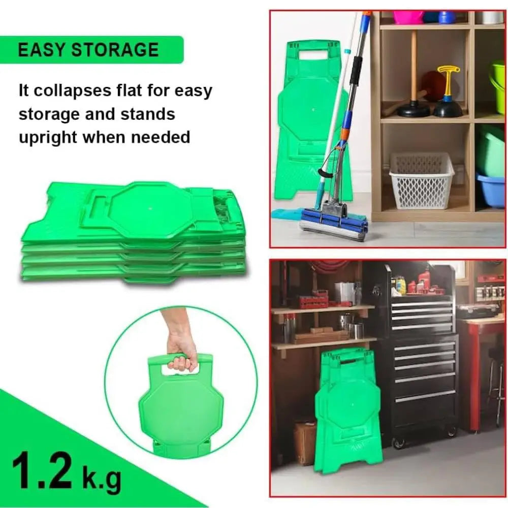 Blank Safety Floor Sign with Lock Clip - Green