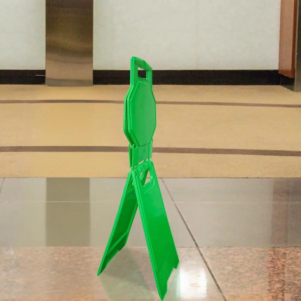 Blank Safety Floor Sign with Lock Clip - Green