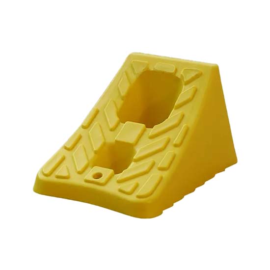 Wheel Chock 21CM Yellow Small Non-Slip Premium Quality Durable Professional Grade Parking Wheel Chocks