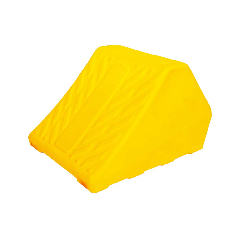 Wheel Chock 27CM Yellow Non-Slip Premium Quality Durable Professional Grade for Small Truck