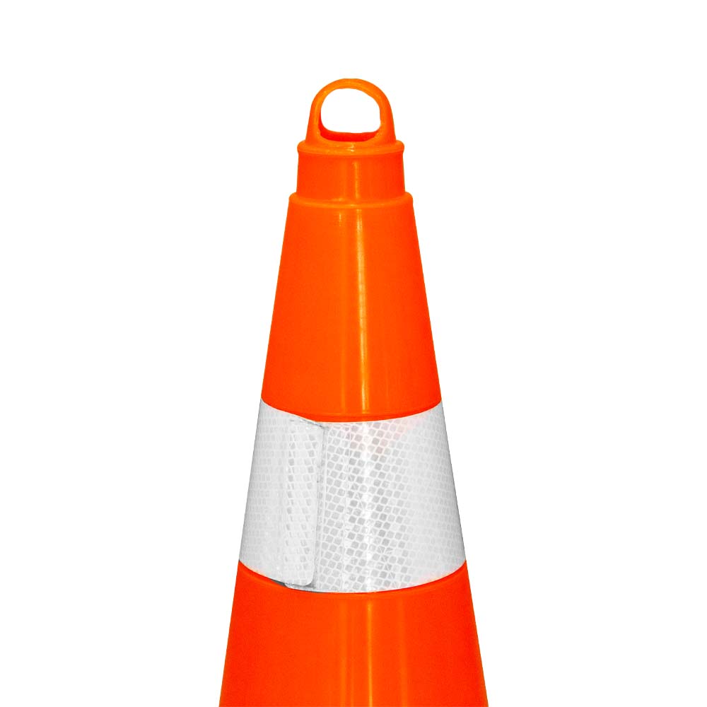 Traffic Cone 50 MM for Safety | Unbreakable Full Soft PVC Reflective Traffic Cone - Biri Group