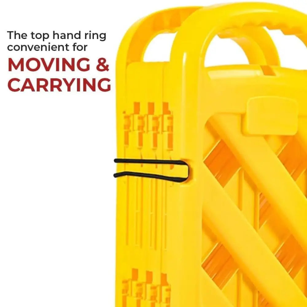 Expandable Folding Plastic Barrier 4 Meter - Yellow