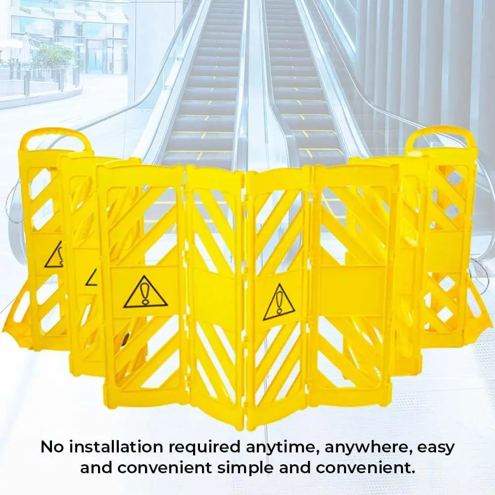Expandable Folding Plastic Barrier 4 Meter - Yellow