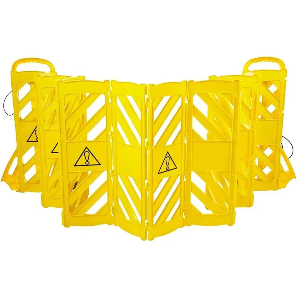 Expandable Folding Plastic Barrier 4 Meter - Yellow