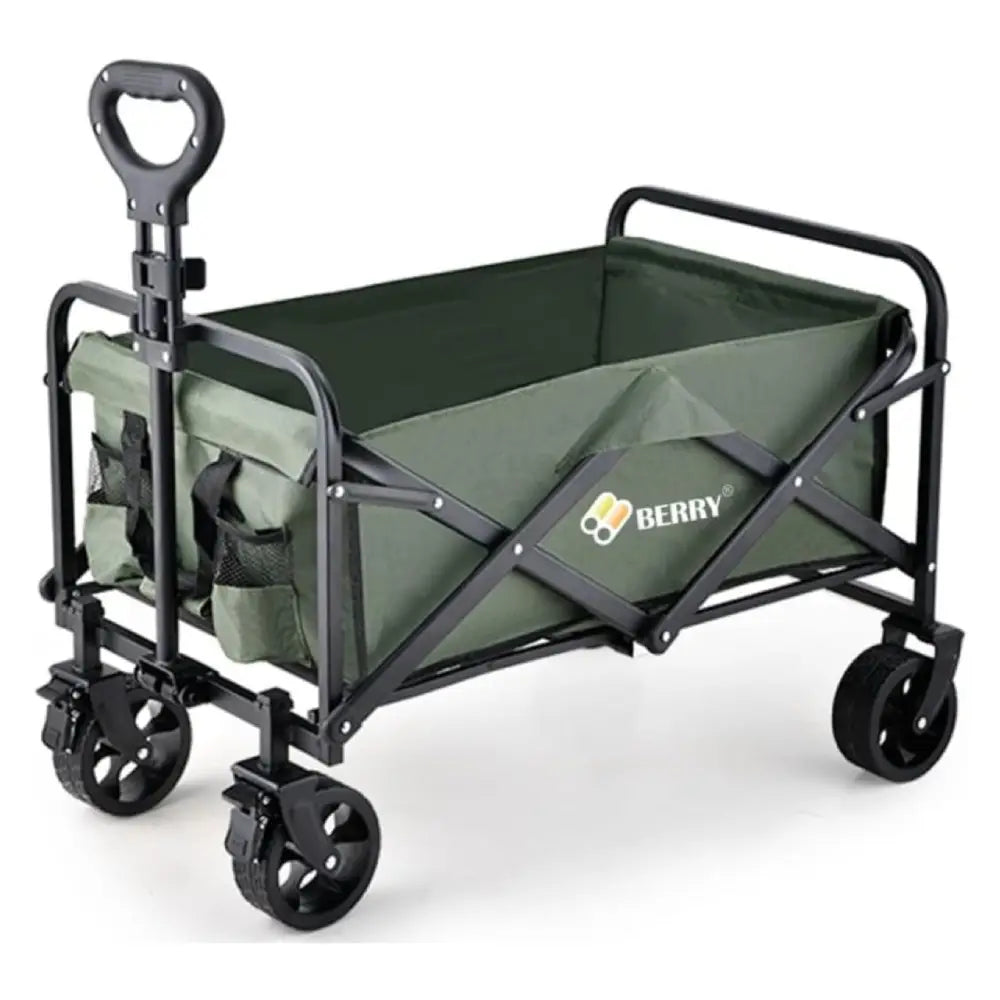 Garden, Shopping, Utility Wagon Trolley Green - 100KG