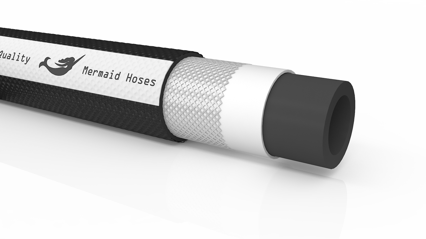 8mm By 15mm Mermaid Air Hose 30 Meter Black| Three Layer PVC Gas Hose