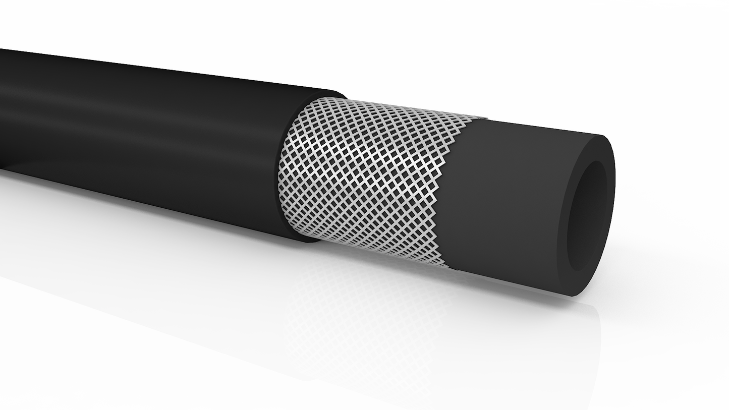 3/4 Inches Mermaid Air Hose 50 Meter Black | Three Layer PVC Gas Hose
