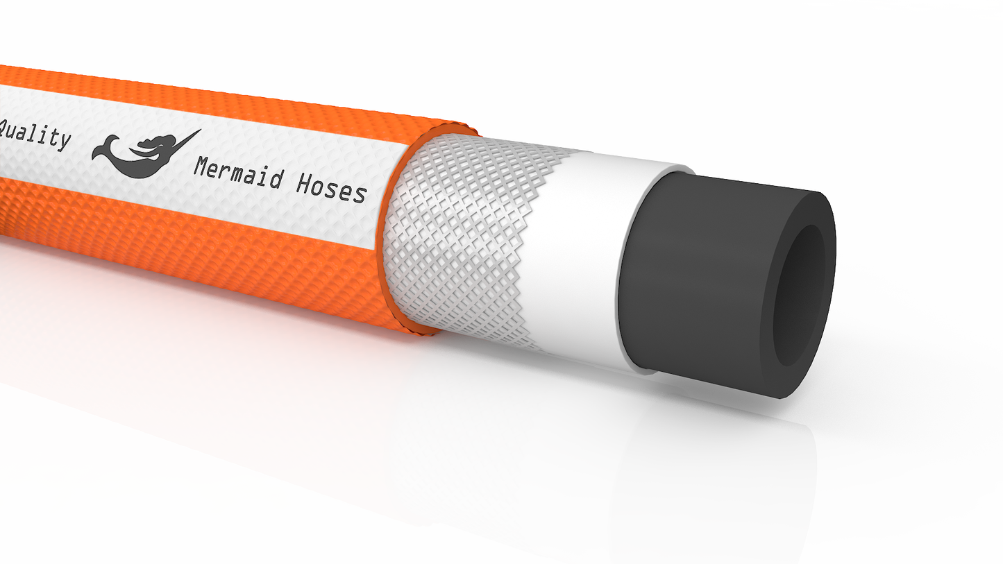 8mm By 13mm Mermaid Air Hose 30 Meter Orange| Three Layer PVC Gas Hose