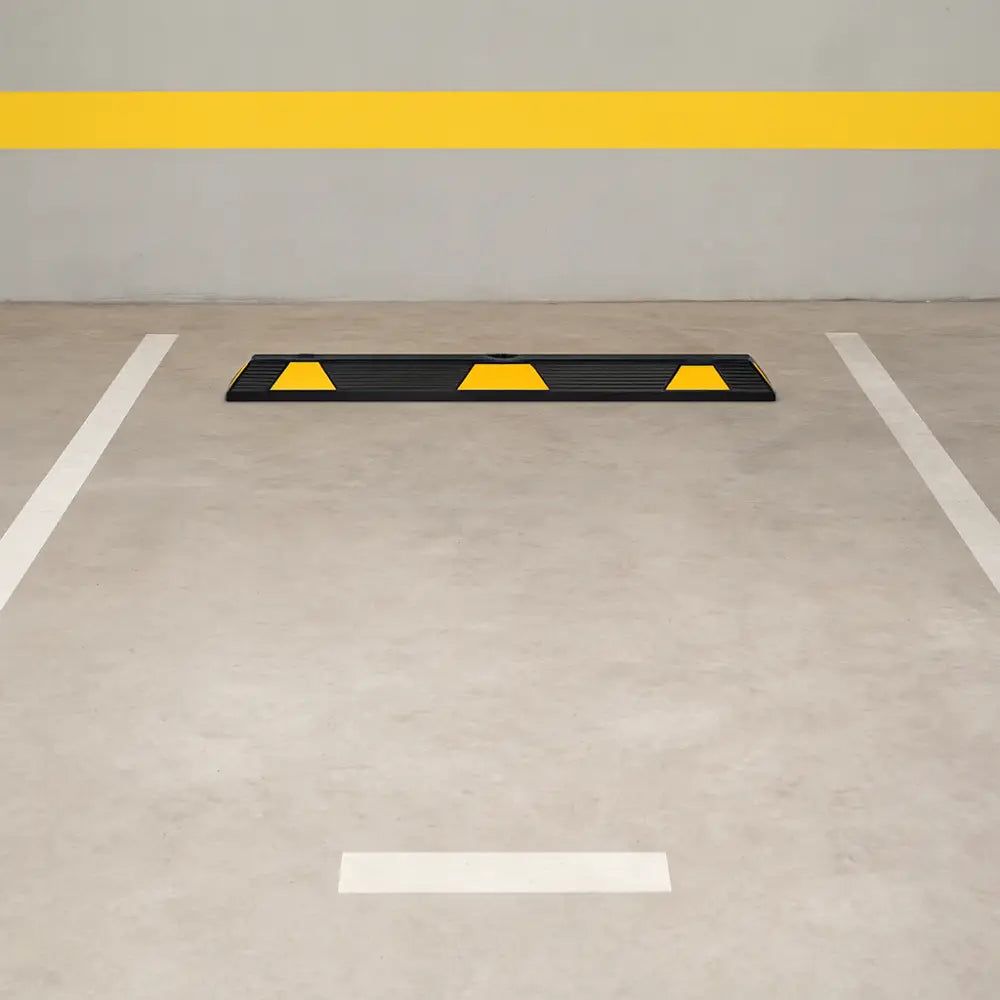 Heavy Duty Black & Yellow Wheel Stopper - 200CM