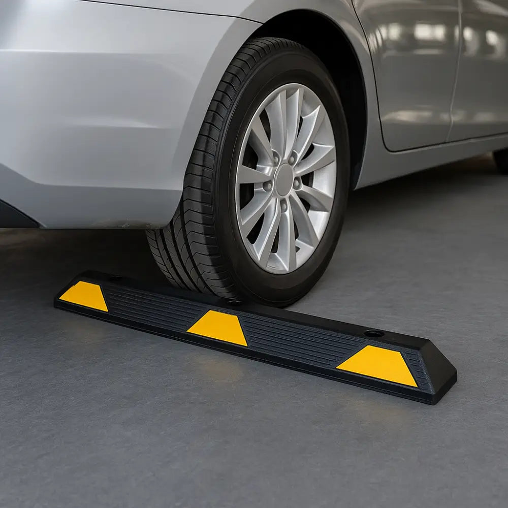 Heavy Duty Black & Yellow Wheel Stopper - 200CM
