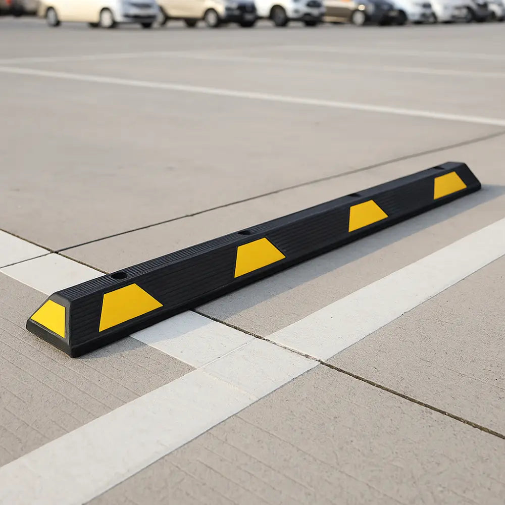 Heavy Duty Black & Yellow Wheel Stopper - 200CM