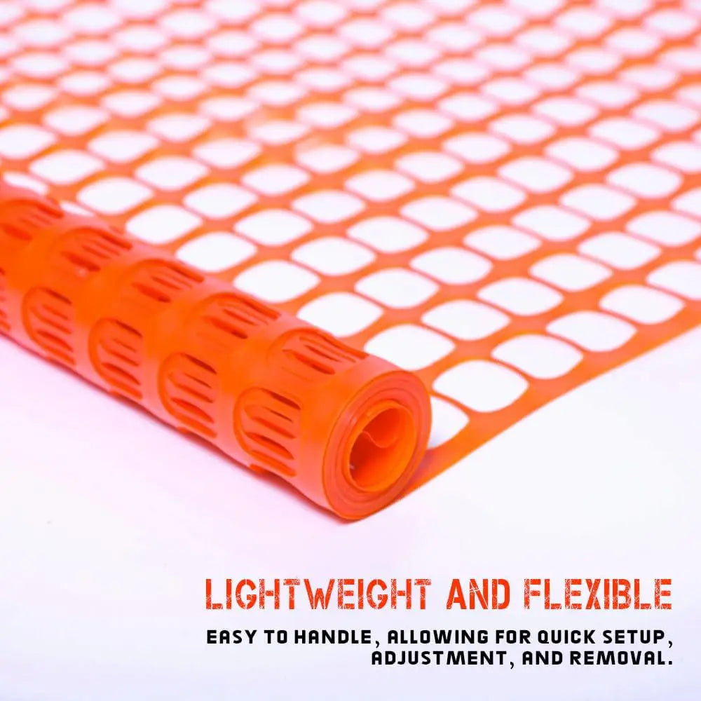 Heavy Duty Fencing Barrier Mesh Orange - 50 Meter
