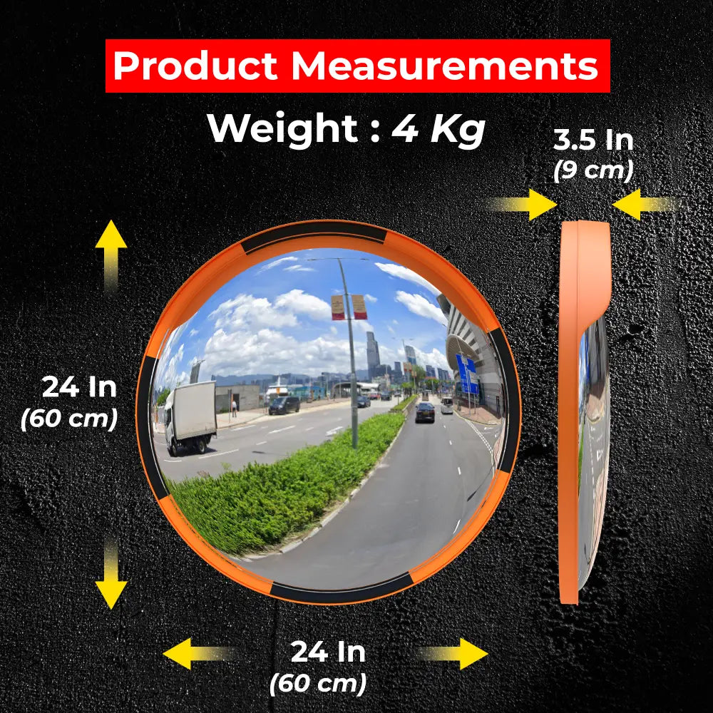 High Visibility Safety Mirror