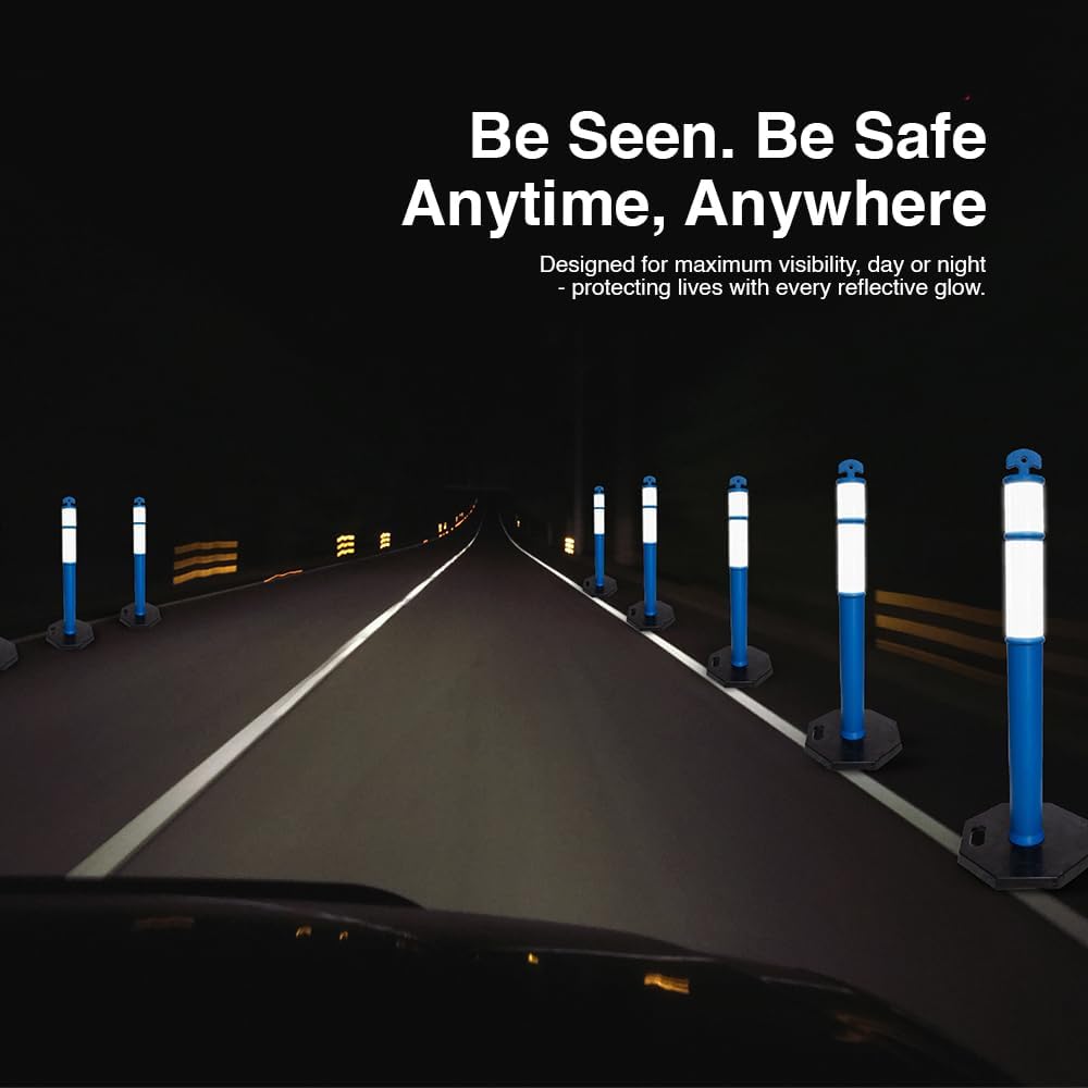 High Visibility Traffic Safety Post