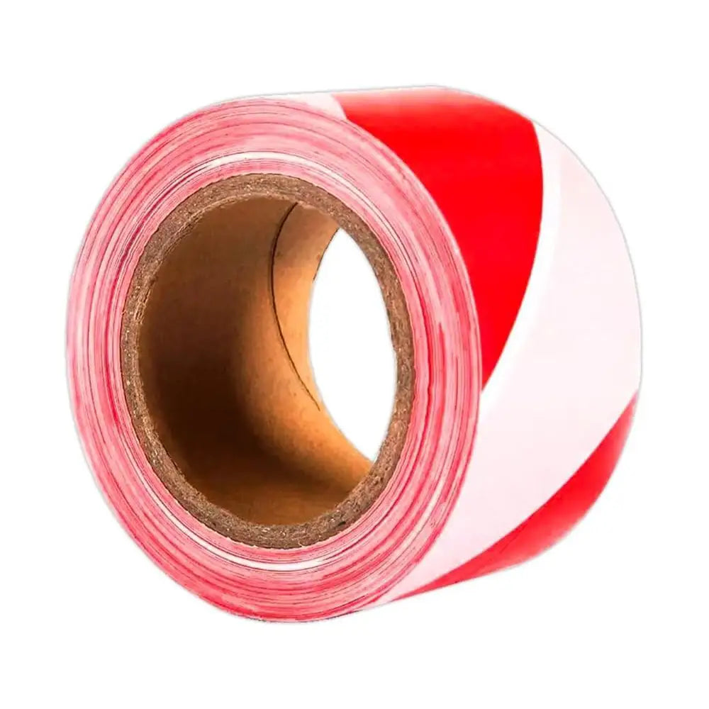 Non-Adhesive Safety Warning Tape Red & White - 500 M