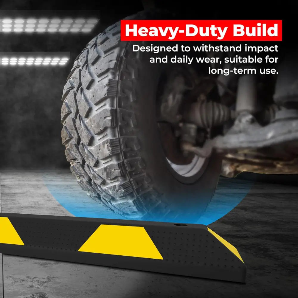 PVC Heavy Duty Wheel Stopper for Parking - 183 CM