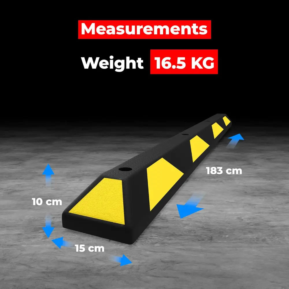 PVC Heavy Duty Wheel Stopper for Parking - 183 CM