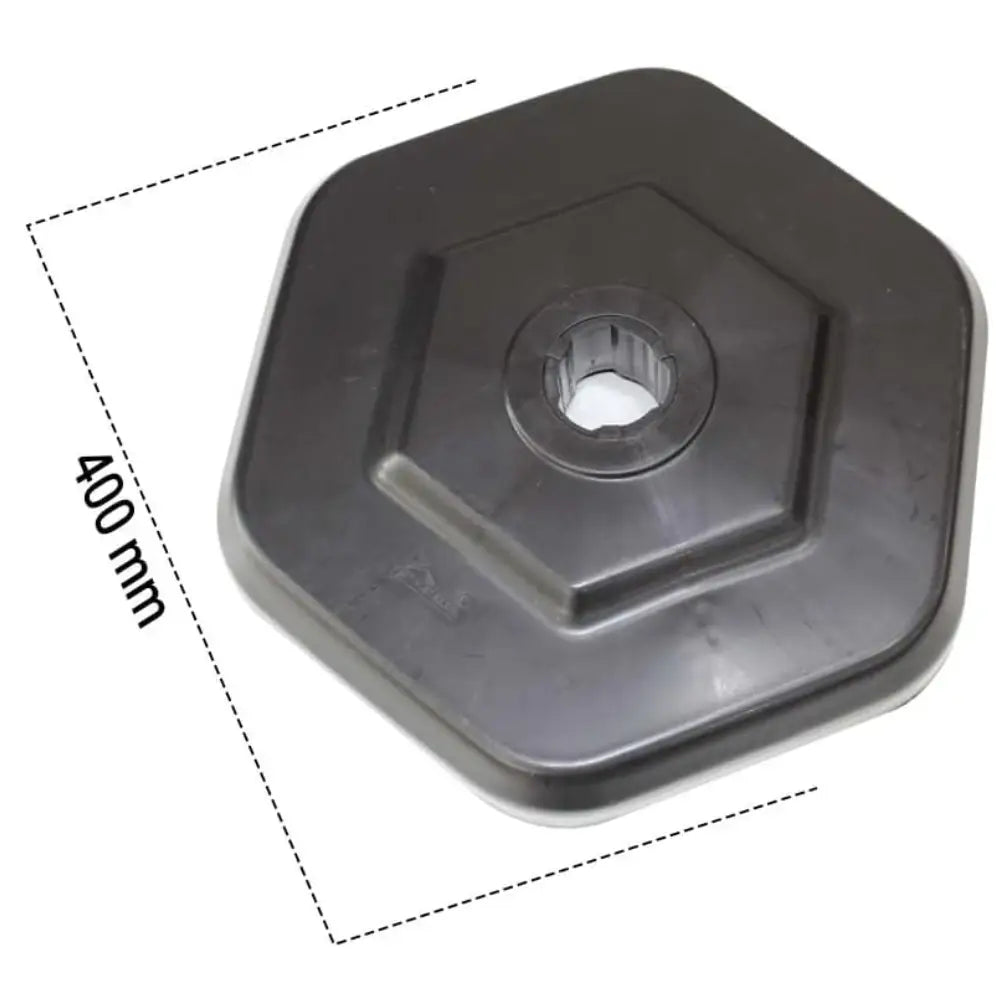 Portable Warning Post Red with PPC Weighted Base - 100 CM