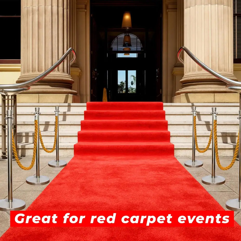 Premium Silver Queue Stanchions 100 CM with Gold Twisted Rope 1.5 M