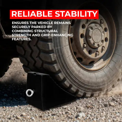Rubber Wheel Chocks Black - 5KG