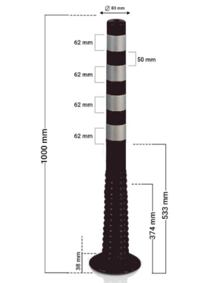 Delineator Flexible 100 CM - Biri Group