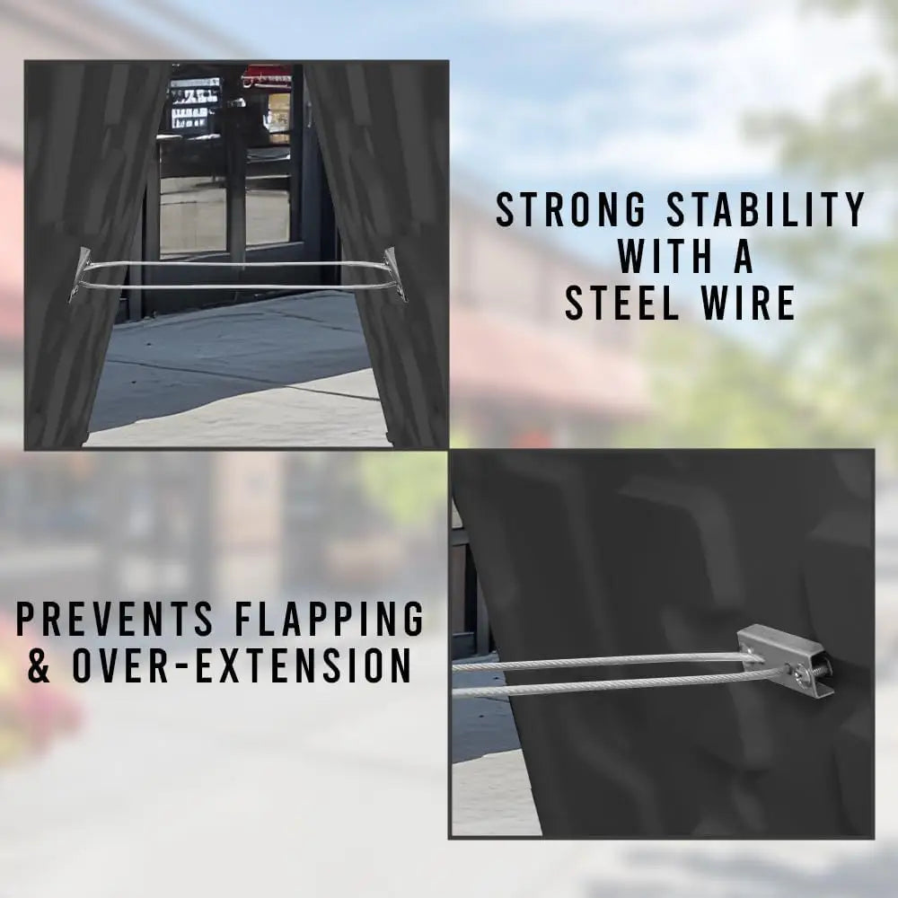 Sign Board A-Frame Double-Sided Folding Display Stand - Black