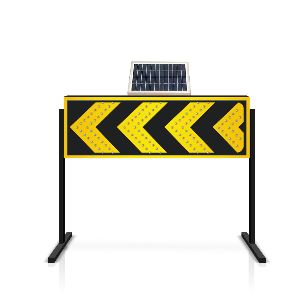 Solar Warning Yellow Arrow - Stand - Biri Group
