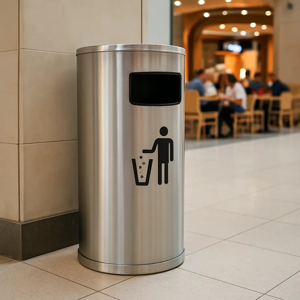 Trash Box with Stainless Steel Body | Modern Durable Waste Bin