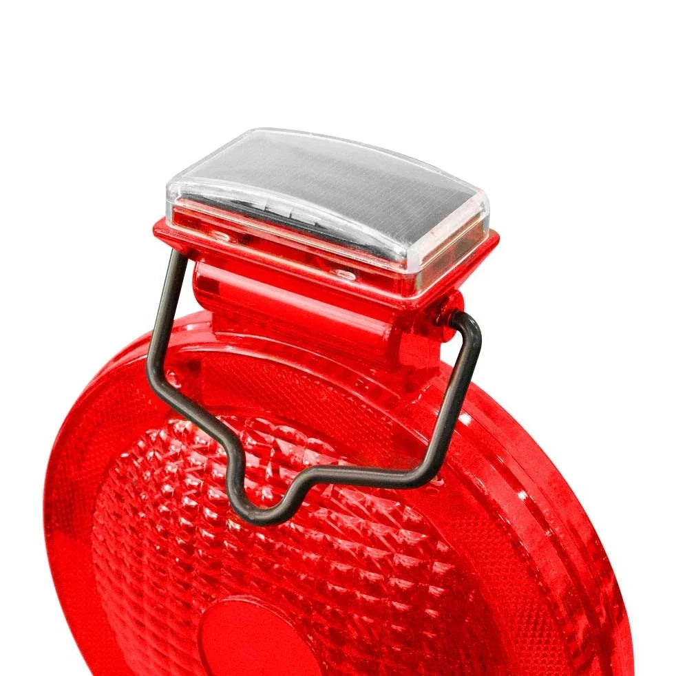 Warning Lamp With Solar Panel