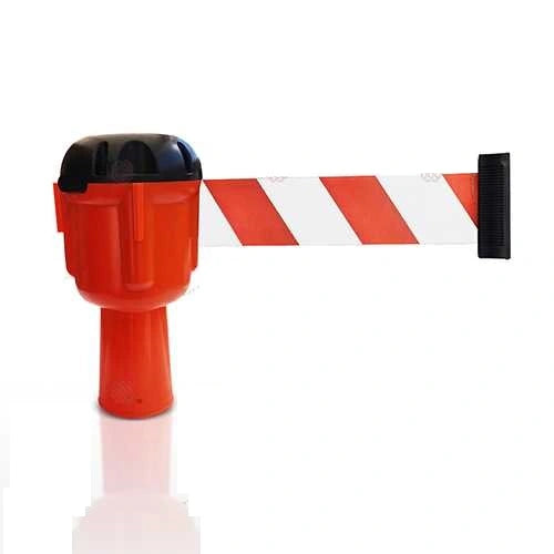 cone retractable belt red 9m