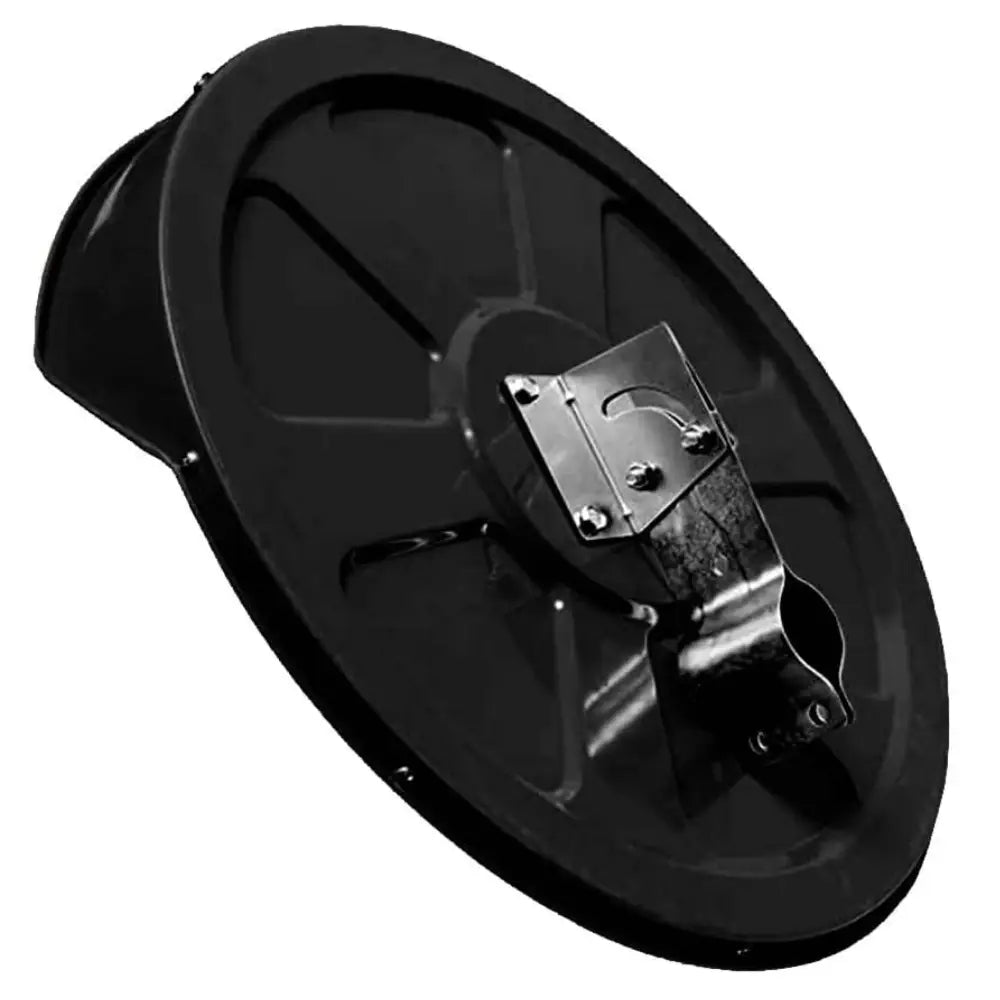 Black safety road mirror