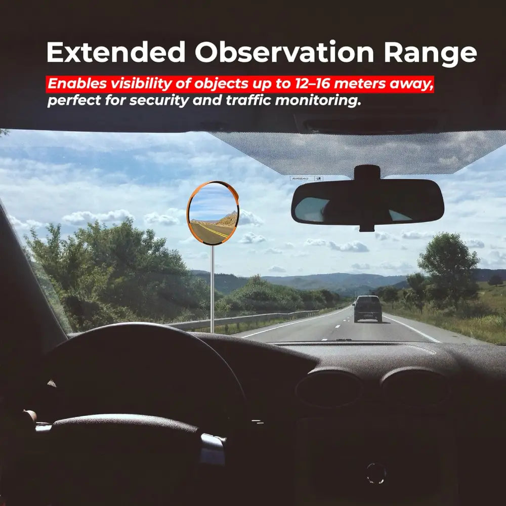 Premium Convex Safety Mirror - 80CM