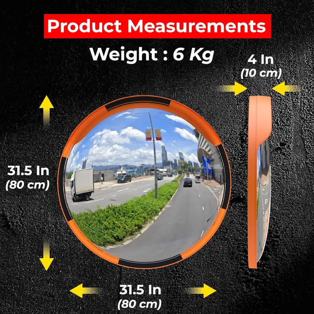 Premium Convex Safety Mirror - 80CM